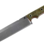 White River Firecraft 7 Fixed Blade Knife Green/Orange