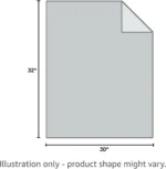 Barefoot Dreams CozyChic Scalloped Baby Receiving Blanket, Stone & White - Image 2