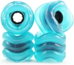 Shark Wheel Skateboard Cruising Wheels, Transparent Emerald, 60 Mm