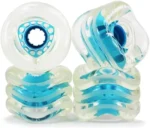Shark Wheel Skateboard Cruising Wheels, Clear Blue Hub, 72 Mm