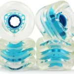 Shark Wheel Skateboard Cruising Wheels, Clear Blue Hub, 72 Mm