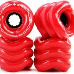 Shark Wheel Skateboard Cruising Wheels, Red, 60 Mm