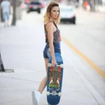 Shark Wheel Skateboard Cruising Wheels, White, 60 Mm - Image 2