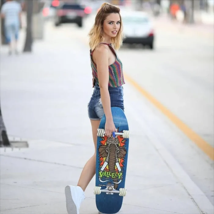 Shark Wheel Skateboard Cruising Wheels, White, 60 Mm - Image 2