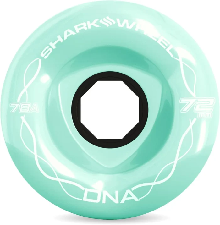 Shark Wheel Skateboard Cruising Wheels, Seafoam, 72 Mm - Image 2