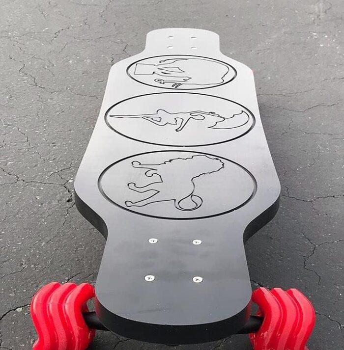 Shark Wheel Skateboard Cruising Wheels, Red, 60 Mm - Image 2