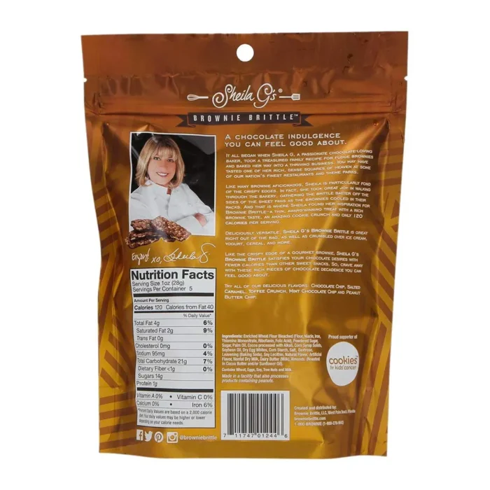 Sheila G's, Brownie Brittle Toffee Crunch, 5 Oz - Image 2