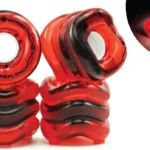 Shark Wheel Skateboard Cruising Wheels, Transparent Red with Red Lights, 60 Mm