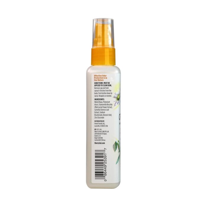 Crystal Deodorant Spray, Chamomile & Green Tea, 4 Fl Oz - Image 5