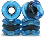 Shark Wheel Skateboard Cruising Wheels, Sapphire W/ Black Hub, 60 Mm