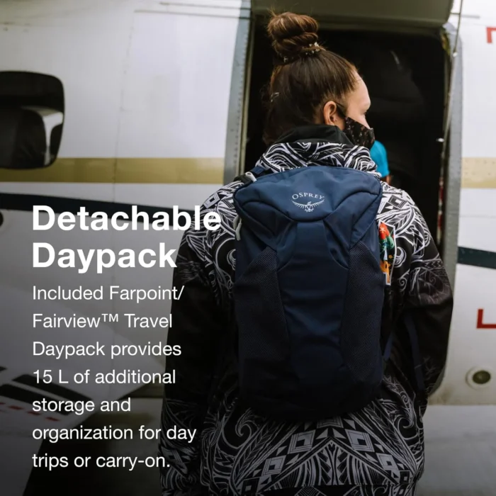 Osprey Farpoint Travel Pack 55L Men's, Gopher Green - Image 8