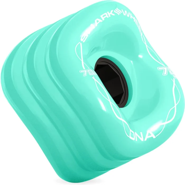 Shark Wheel Skateboard Cruising Wheels, Turquoise, 72 Mm - Image 4