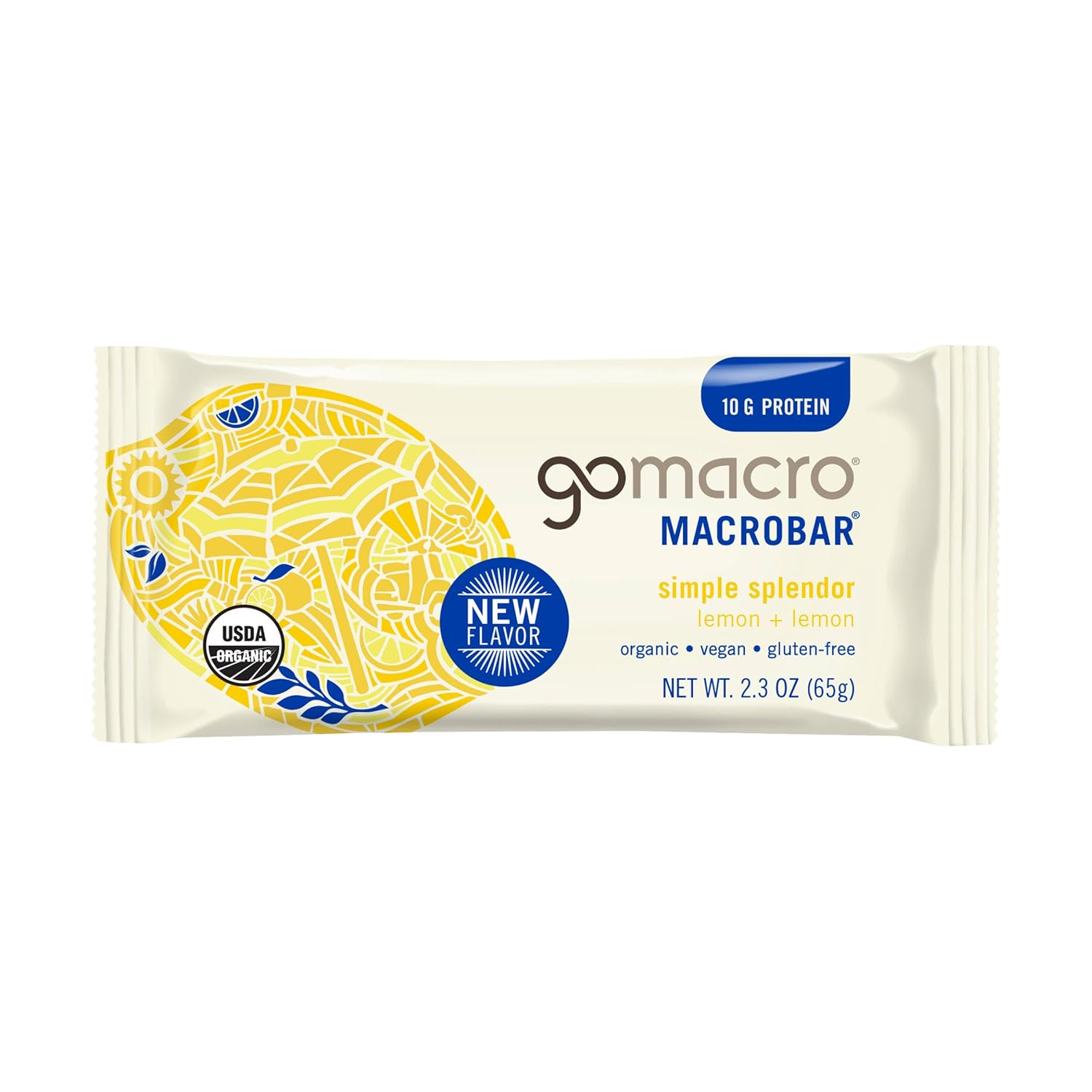 71C+XwCUTbL._SL1500_ GoMacro Protein Macro Bar, Lemon, 2.3 Oz - Image 1