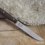 White River Exodus 3 Fixed Blade Knife Natural Burlap Micarta - Image 7
