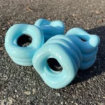 Shark Wheel Skateboard Cruising Wheels, Ice Blue, 60 Mm - Image 3