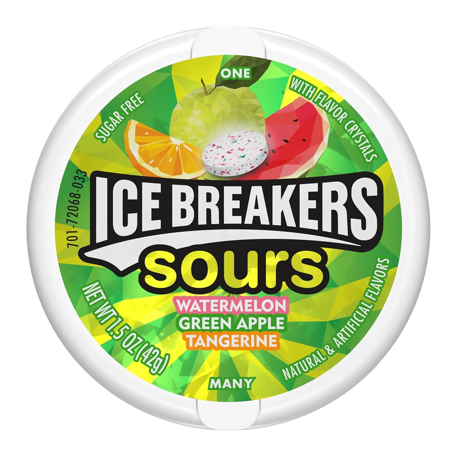 71RxGOH+gvL._SL1500_ Ice Breakers Sours Fruit Candy, 1.5 Oz - Image 1