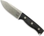 White River Ursus Cub Black Burlap Micarta