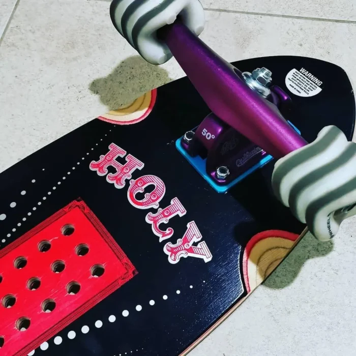 Shark Wheel Skateboard Cruising Wheels, White, 60 Mm - Image 3