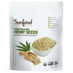 Sunfood Superfoods Raw Organic Hemp Seeds, 1 Lbs