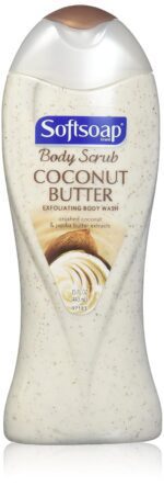 Softsoap Body Scrub, Coconut Butter, 15 Oz