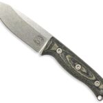 White River Ursus Cub Black and Olive Drab Linen Micarta