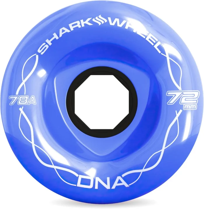 Shark Wheel Skateboard Cruising Wheels, Ibiza Blue, 72 Mm - Image 2