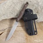 White River Exodus 3 Fixed Blade Knife Natural Burlap Micarta - Image 5