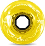 Shark Wheel Skateboard Cruising Wheels, Transparent Amber, 72 Mm - Image 2
