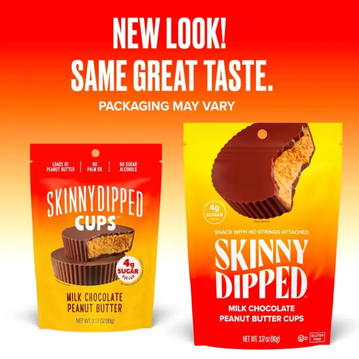 SkinnyDipped Milk Chocolate Cups, Peanut Butter, 3.17 Oz - Image 4