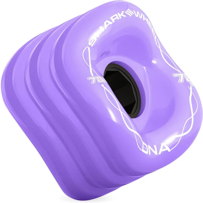 Shark Wheel Skateboard Cruising Wheels, Purple, 72 Mm - Image 3