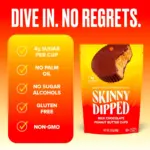 SkinnyDipped Milk Chocolate Cups, Peanut Butter, 3.17 Oz - Image 6