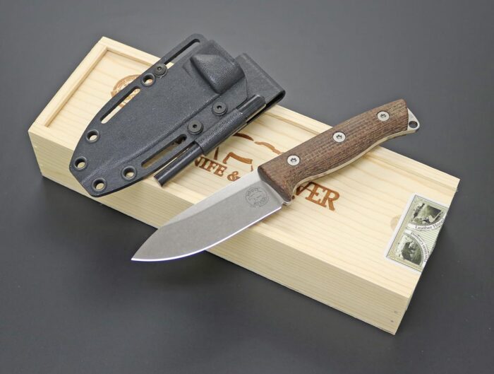 White River Ursus Cub Natural Burlap Micarta - Image 2