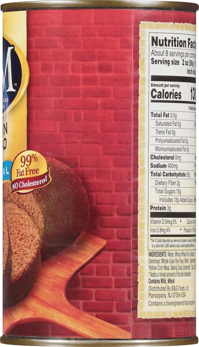 B&M Brown Bread Original Flavor, 16 Oz - Image 3