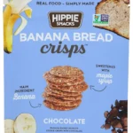Hippie Snacks Banana Bread Crisps Chocolate, 2.5 Oz