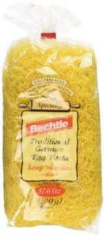 Bechtle Traditional German Egg Pasta Soup Noddles Thin, 17.6 Oz