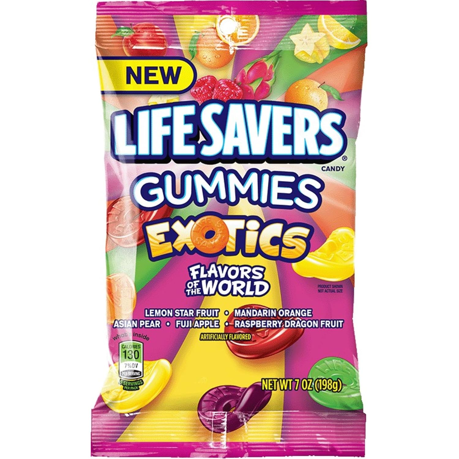 91fvDfxtdfL._SL1500_ Life Savers Gummies Exotic Flavors Of The World, 7 Oz - Image 1