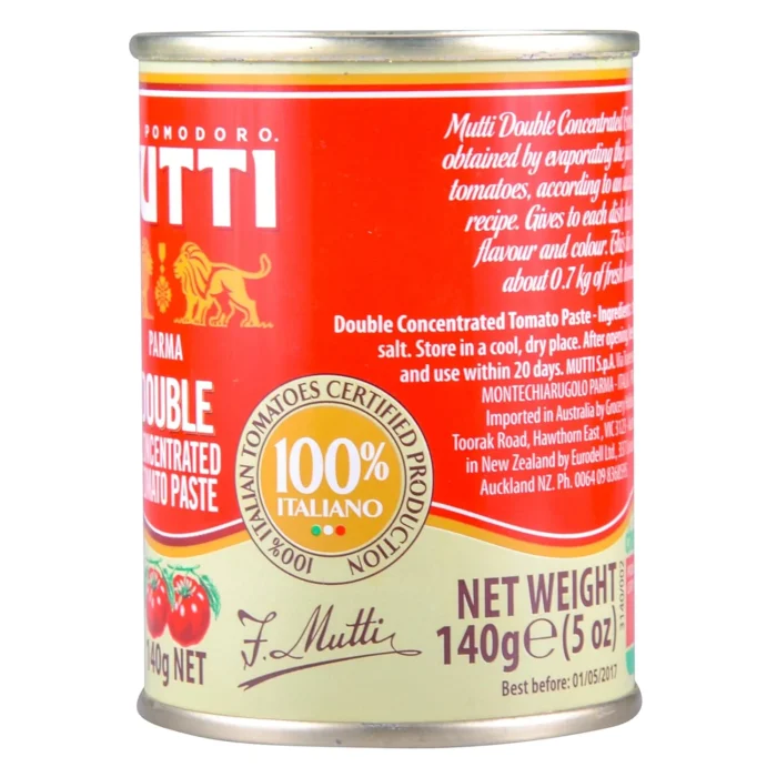 Mutti Parma Double Concentrated Tomato Paste, 4.94 Oz - Image 4