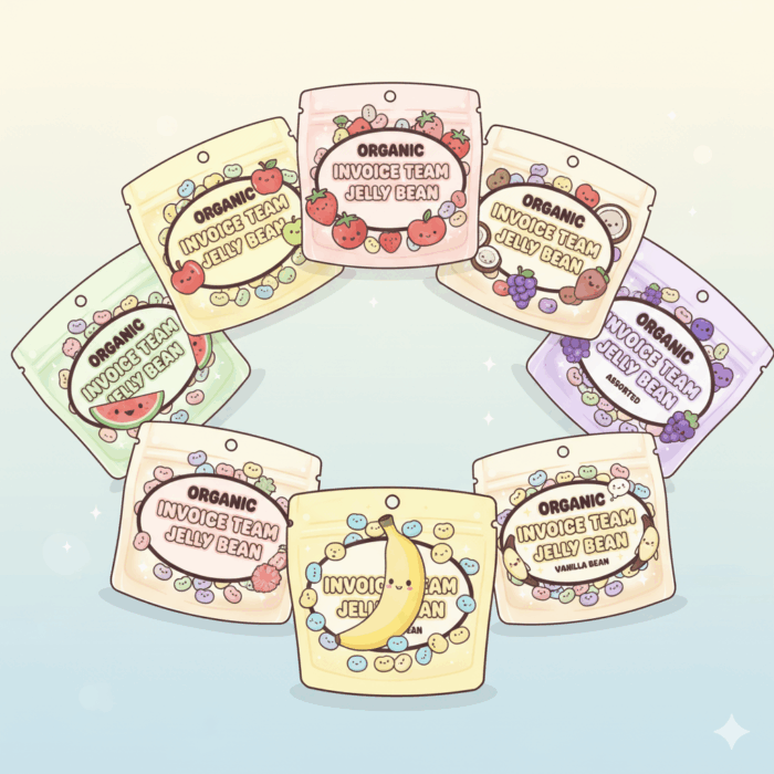 Organic Invoice Team Jelly Bean, Vanilla Bean, 50 Oz - Image 2