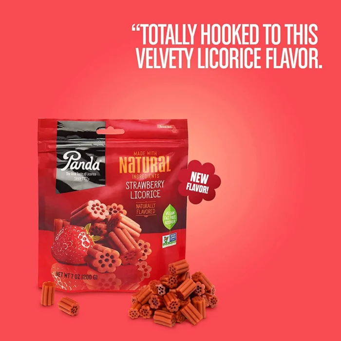 Panda Strawberry Licorice, 7 Oz - Image 3