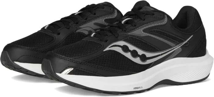 Saucony Cohesion 17 Men's Shoes, Black/White, Size 11 - Image 7