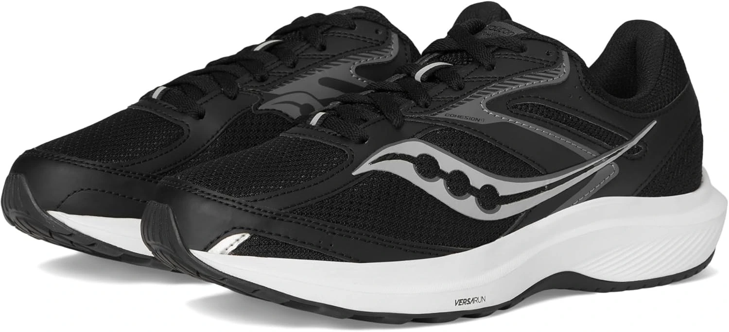 imgi_109_61-aQoAWD2L._AC_SL1500_ Saucony Cohesion 17 Men's shoes, Black/White, Size 10.5 - Image 1