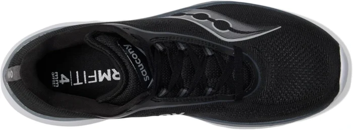 Saucony Kinvara 15 Women's Shoes, Black/White, Size 8 - Image 4