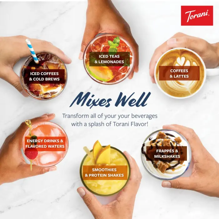 Torani Sugar Free Vanilla Syrup, 25.4 Oz - Image 4