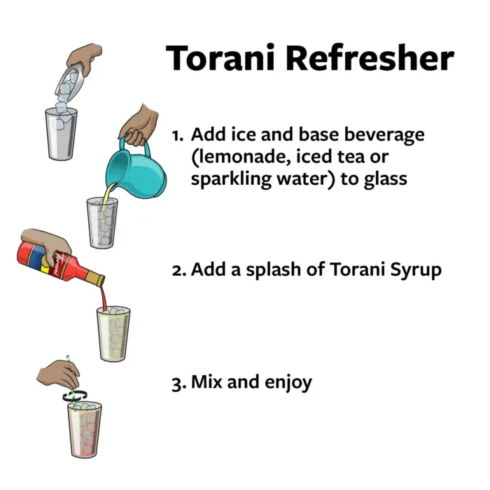 Torani Sugar Free Vanilla Syrup, 25.4 Oz - Image 3
