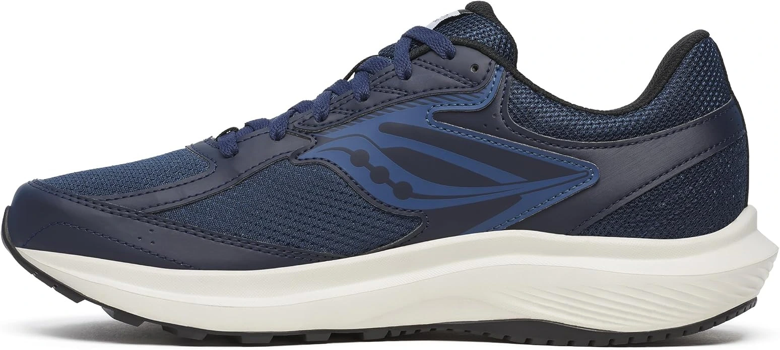 imgi_242_81Lz5WZdImL._AC_SY695_ Saucony Cohesion 17 Men's Shoes, Navy/White, Size 11 - Image 1