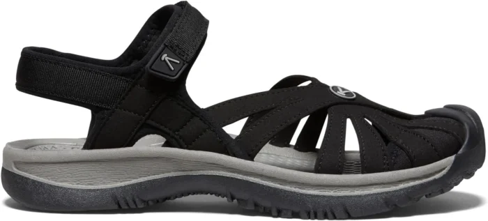 KEEN Rose Water Sandals Ladies, Black/Neutral Grey, Size 7 - Image 6