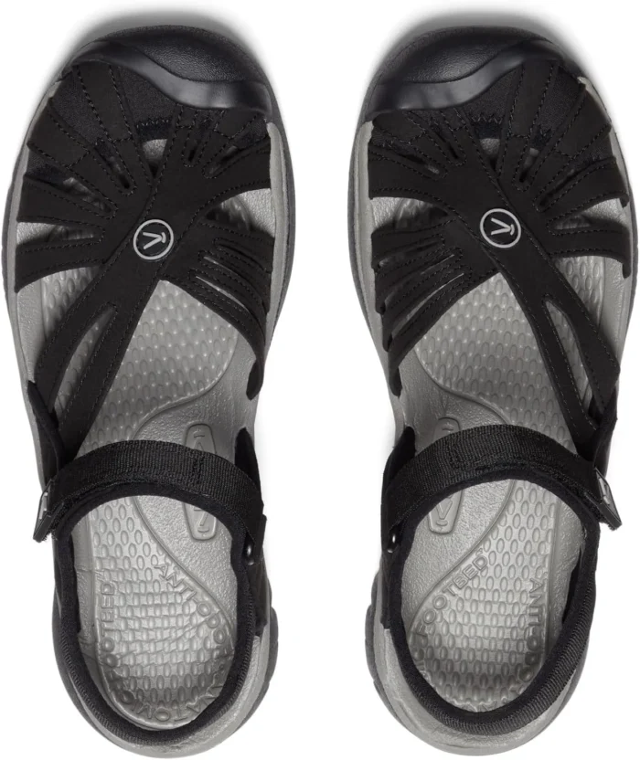 KEEN Rose Water Sandals Ladies, Black/Neutral Grey, Size 7 - Image 2