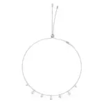 SWAROVSKI Attract Choker White, Rhodium Finish