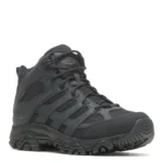 Merrell MOAB 3 Mid Men's Waterproof Tactical Boots, Black, Size 8.5