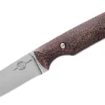 White River Hunter Fixed Blade Knife Natural Burlap Micarta